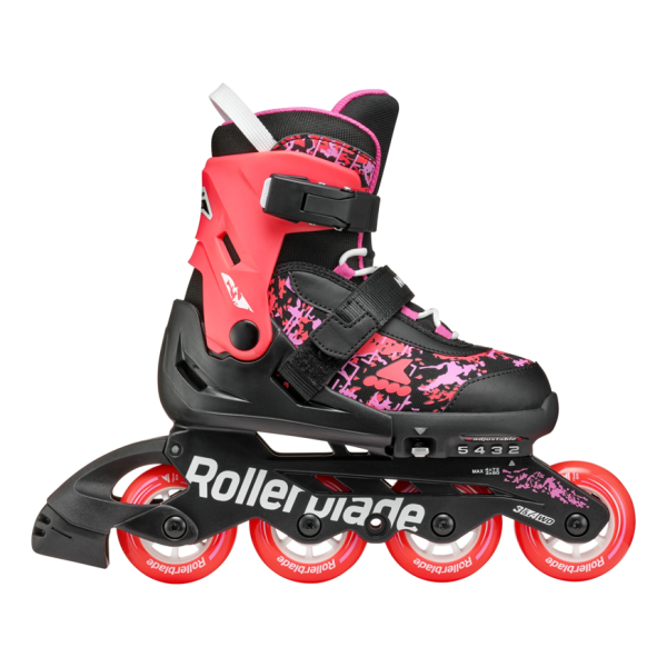 ROLLERBLADE MICROBLADE Schwarz/Koralle